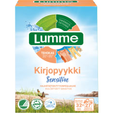 Lumme Kirjopyykki Sensitive 1120 g pyykinpesujauhe