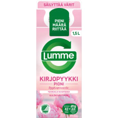 Lumme Kirjopyykki Pioni 1500ml pyykinpesuneste