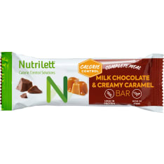 Nutrilett Milk Chocolate & Creamy Caramel 60 g ateriankorvikepatukka