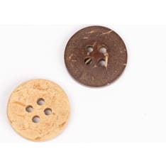 Drops round coconut button