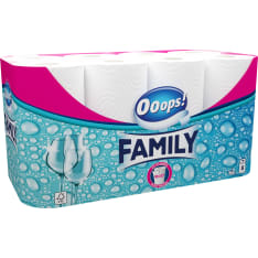 Ooops! Family 8 rl puoliarkki talouspaperi