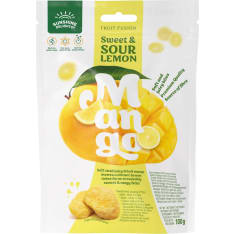 Sunshine Delights Fruit Fusion Sweet & Sour Lemon Mango 100g