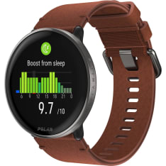 Polar Ignite 3 Titanium Leather hyvinvointi- ja fitnesskello