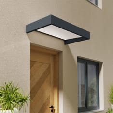 Canopia by Palram Sophia grey/white, 160 x 95 cm door canopy