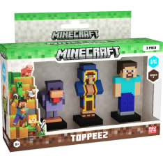 MINECRAFT 3D 6 cm Figure 3 pack window box S2 Asst