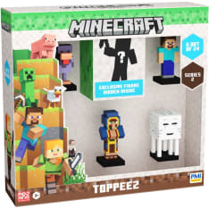 MINECRAFT 3D 6 cm Figure 6 pack Deluxe box S2 Asst