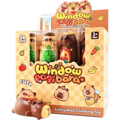 Capybara Window Crawler 7,5 cm squishy fidget