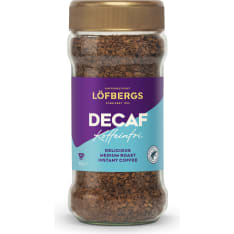 Löfbergs Rainforest Alliance Decaffeinated 80 g instant coffee