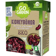 GoGreen Luomu 380g kidneypavut suolaliemessä