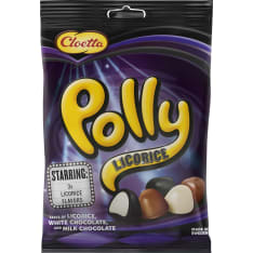 Cloetta Polly Licorice confectionery mix 100g