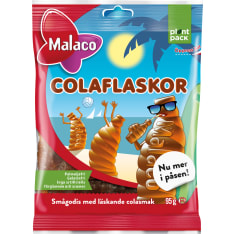 Malaco Colaflaskor 95 g karkkipussi