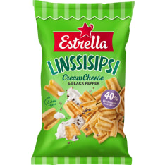Estrella Cream Cheese & Black Pepper 110 g lentil crisps