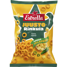 Estrella Juusto Rinkula Lempeä Jalapeno 200 g juustosnacks