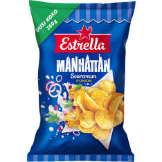 Estrella Manhattan Sour Cream & Onion 160 g crisps
