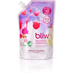 Bliw Strawberry place 600 ml refill bag of liquid soap