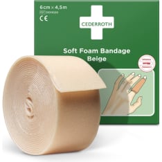 Cederroth Soft beige 6 cm x 4,5 m laastari