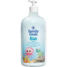 Family Fresh Kids 1000 ml shower & shampoo suihkusaippua