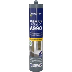 Bostik A990 Premium maalarinvalkoinen 300ml akryylisaumamassa