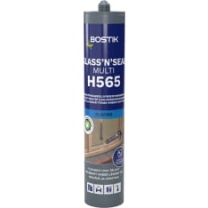 Bostik H565 Glass'N'Seal valkoinen 290ml tiivistemassa