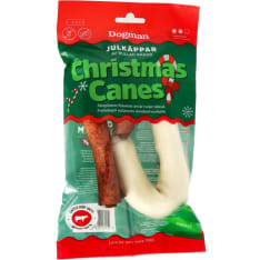 Dogman, 2 pieces, S, 12.5 cm, 70 g, Christmas-themed chew stick for dogs