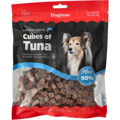 Dogman 250 g tonnikalakuutiot koiran makupala