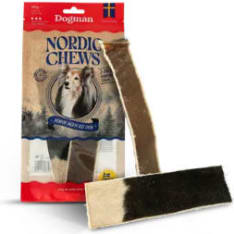 Dogman Nordic Chews strips 2-pack 15cm 28g puruluu