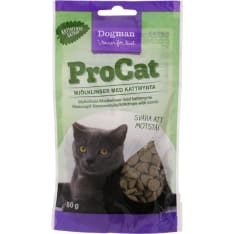 Dogman Procat milk buttons 50 g with catnip