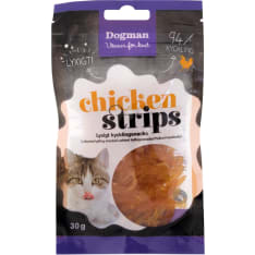 Dogman Chicken strips 30 g cat treat