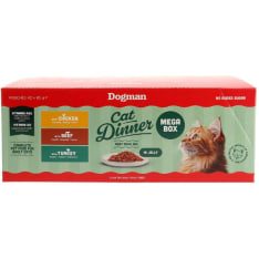 Dogman Cat Dinner hyytelössä 42x85g Mega Box kissan märkäruoka