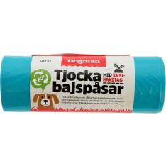 Dogman 50 p kahvallinen kakkapussi