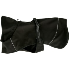 Dogman black softshell dog jacket