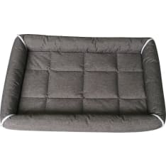 Dogman Buddy edged gray pet pillow