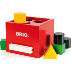 BRIO punainen palikkalaatikko