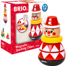 BRIO Magnetic stackable clown