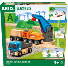 BRIO Nosta ja lastaa aloitussetti junarata