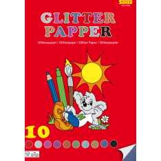 Sense A4 10 arkkia glitterpaperi