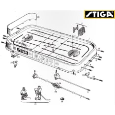 Stiga Play Off hockey spare parts
