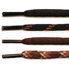 Bandi 180 cm round black shoelace