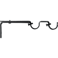 Kirsch 19 mm adjustable double bracket