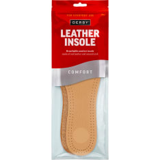 Derby Leather Cork insoles