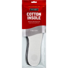 Derby Cotton terrycloth insole