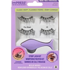 Kiss imPress Strip Lash Kit Wispy false eyelash set