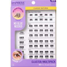 Kiss imPress Multi Lash Classic Natural 50-piece eyelash clusters