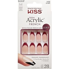 Kiss Salon Acrylic French Nails Catchy tekokynnet