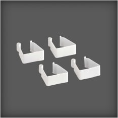 Elfa 4 pcs white rack connector