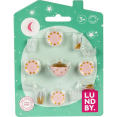 Lundby nukketalon tarvikkeet astiasto