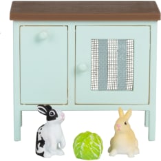 Lundby nukketalon eläimet setti kanit