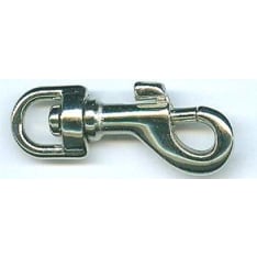 Falk silver carabiner hook