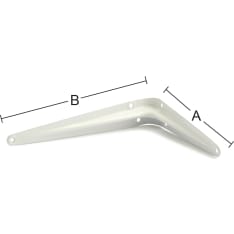 Habo 148 125 x 150 mm white Shelf support