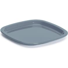 Nordiskaplast gray large plastic plate